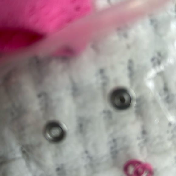 Oilily NWT pink pointelle short sleeved shirt with bunny detail size 98 (3-4) - Picture 8 of 11